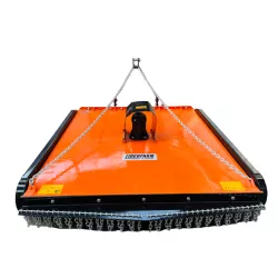 Gyrobroyeur à triple chaînes LIDERFARM 1m60 - Roue libre pour prise de force du tracteur - 6 cannelures - Adapté pour