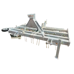 Herse de carrière équestre avec rouleau LIDERFARM 2m00 - Dent double souple de haute résistance