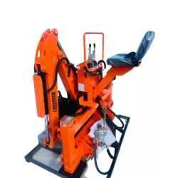 Pelle rétro LIDERFARM série lourde avec bras déportable - Godet de 620mm pour terrassement optimal