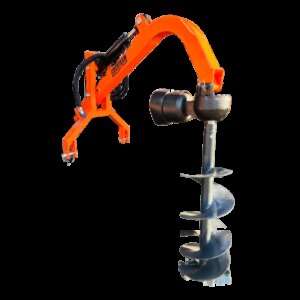 Tarière LIDERFARM à descente hydraulique sur prise de force