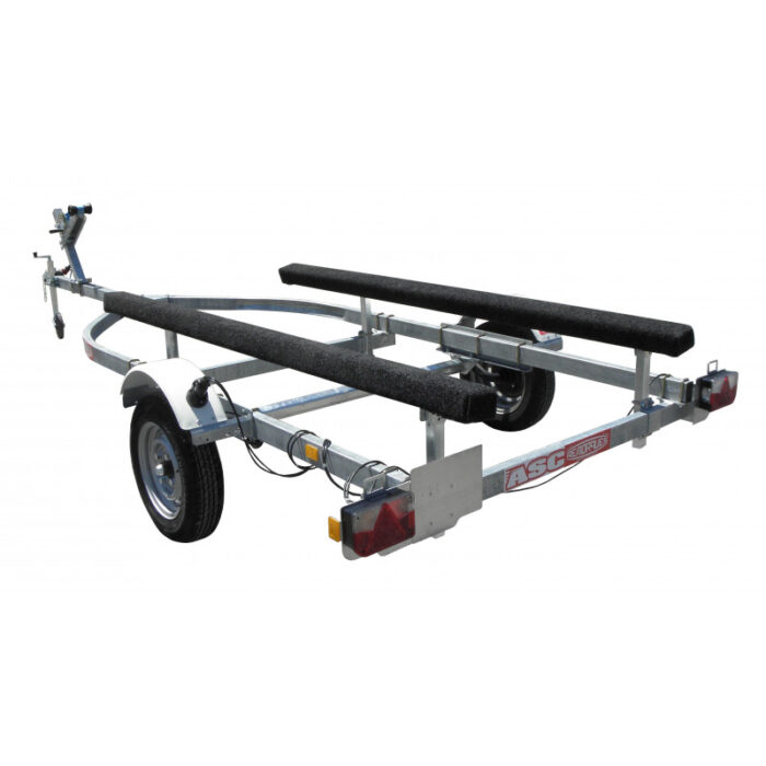 Remorque barque ASC - BA0951F - longueur 6,8m - PTAC 1250 kg -